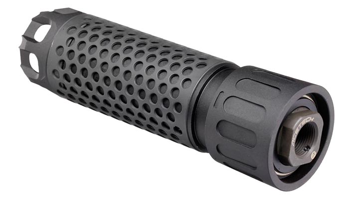 Acetech Predator MKIII Suppressor mit Blaster MS Flame Effect Flasher Unit inkl. Akku + Flash-Hider 14mm- schwarz Bild 5