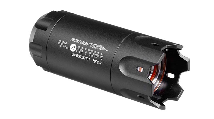 Acetech Blaster Tracer / Flame Effect Flasher Unit inkl. integriertem Akku 14mm- / 11mm+ schwarz Bild 1