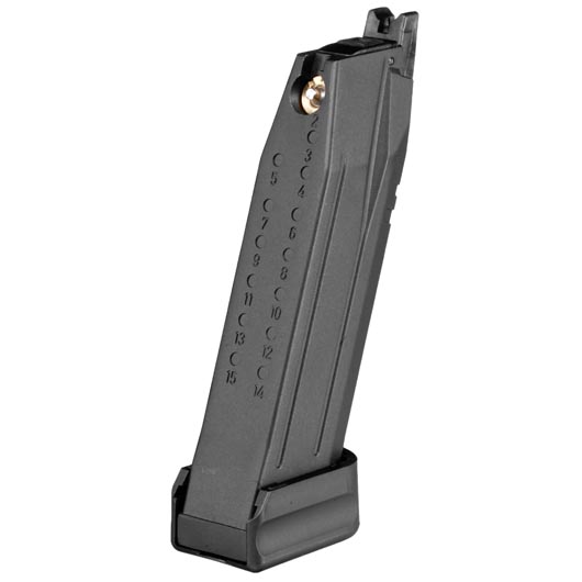 KJ Works CZ P-10 C GBB Magazin 22 Schuss schwarz - CO2 Version Bild 1