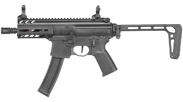 King Arms Sig Sauer ProForce MPX-K Sportline Polymergehuse S-AEG 6mm BB schwarz Bild 1