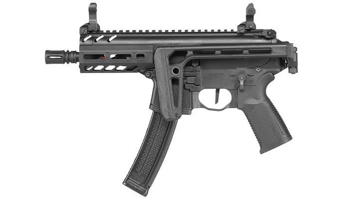 King Arms Sig Sauer ProForce MPX-K Sportline Polymergehuse S-AEG 6mm BB schwarz Bild 2