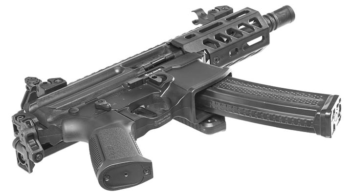 King Arms Sig Sauer ProForce MPX-K Sportline Polymergehuse S-AEG 6mm BB schwarz Bild 5
