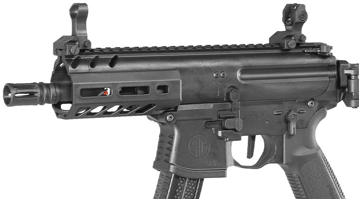 King Arms Sig Sauer ProForce MPX-K Sportline Polymergehuse S-AEG 6mm BB schwarz Bild 8