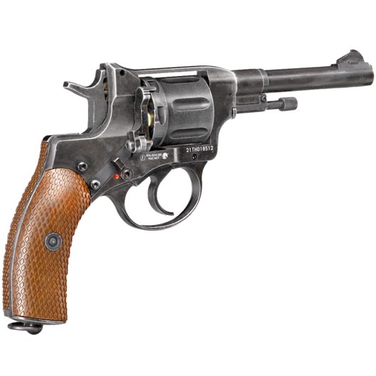 Gletcher NGT-F Revolver Vollmetall CO2 6mm BB Aging Black Bild 4