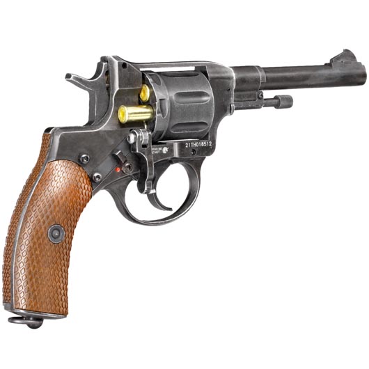 Gletcher NGT-F Revolver Vollmetall CO2 6mm BB Aging Black Bild 5
