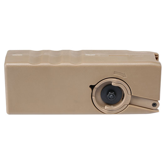 Royal Sidewind Magazin-Speedloader f. M4 AEG / S-AEG Magazine Desert Tan Bild 1