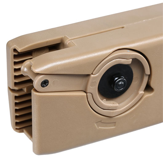 Royal Sidewind Magazin-Speedloader f. M4 AEG / S-AEG Magazine Desert Tan Bild 2