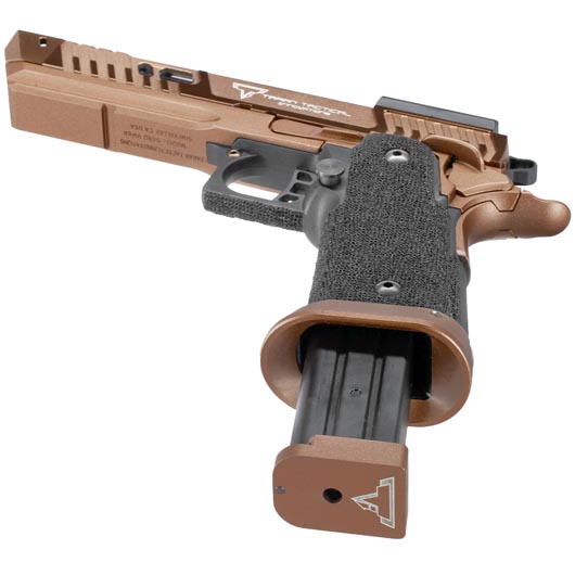 Army Armament TTI Innovations 2011 Sand Viper Optic Ready Vollmetall GBB 6mm BB coyote-bronze - CNC-Version Bild 6