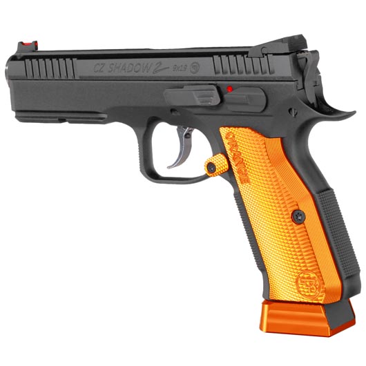 KJ Works CZ Shadow 2 Vollmetall mit Edelstahllauf CO2 BlowBack 6mm BB Orange Special Edition Bild 8