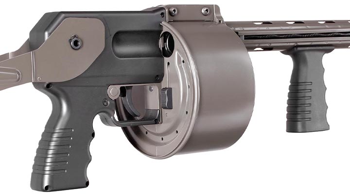 APS Striker-12 MKII Street Sweeper Revolver Gas Shotgun 6mm BB grau Bild 8