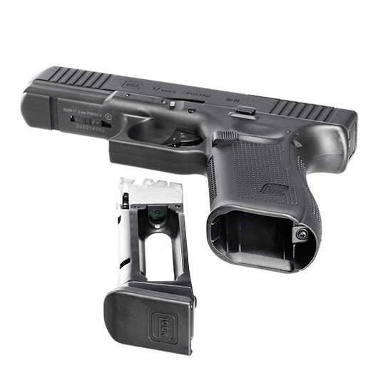 Glock 17 Gen. 5 MOS Airsoft mit Metallschlitten CO2 BlowBack 6mm BB schwarz Bild 6