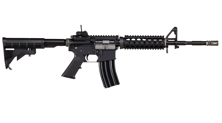 Wei-ETech FN Herstal M4A1 RIS Carbine Vollmetall AWSS Open-Bolt Gas-Blow-Back 6mm BB schwarz Bild 2