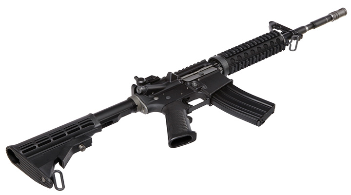 Wei-ETech FN Herstal M4A1 RIS Carbine Vollmetall AWSS Open-Bolt Gas-Blow-Back 6mm BB schwarz Bild 5