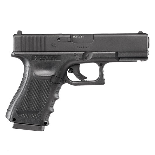 Glock 19 Gen. 4 MOS Airsoft mit Metallschlitten CO2 NBB 6mm BB schwarz Bild 2