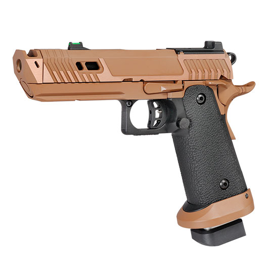 KLI Hi-Capa 4.3 Sahara Viper Optic Ready Vollmetall GBB 6mm BB Desert Tan