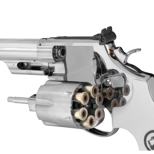 Smith & Wesson 629 Trust Me CO2 Airsoftrevolver 6mm BB 6,5 Zoll Chrome-Finish Bild 7