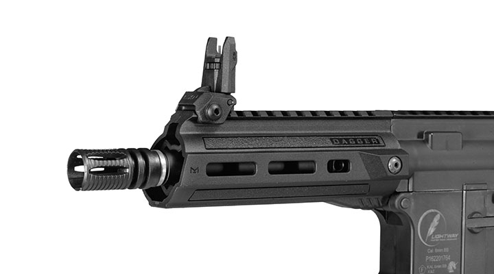 ICS M4 Lightway Dagger Polymergehuse Mosfet S-AEG 6mm BB schwarz Bild 6