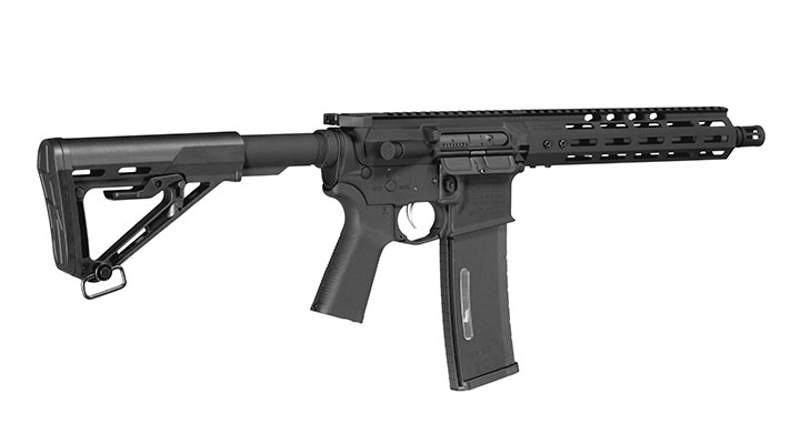 APS / EMG Noveske 10.5 Zoll Chainsaw Edge II MosFet Vollmetall S-AEG 6mm BB schwarz Bild 3