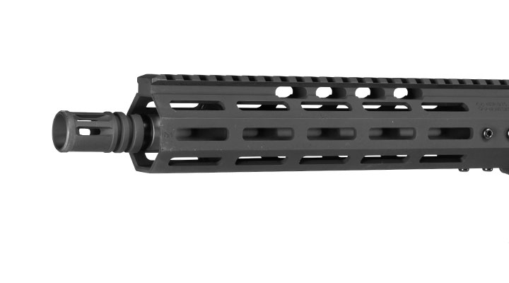 APS / EMG Noveske 10.5 Zoll Chainsaw Edge II MosFet Vollmetall S-AEG 6mm BB schwarz Bild 6