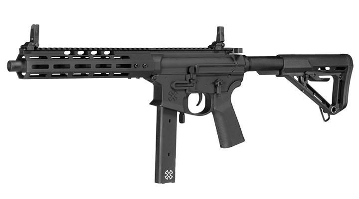 APS / EMG Noveske 9 9mm Gen. 4 eSilver Edge SDU-MosFet 2.0 Vollmetall S-AEG 6mm BB schwarz