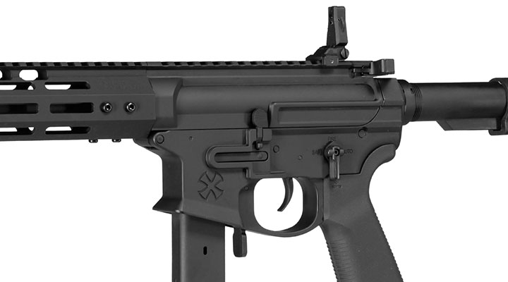 APS / EMG Noveske 9 9mm Gen. 4 eSilver Edge SDU-MosFet 2.0 Vollmetall S-AEG 6mm BB schwarz Bild 8
