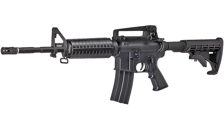 APS M4A1 Carbine Kompetitor-Series eSilver Edge SDU-MosFet 2.0 AEG 6mm BB schwarz