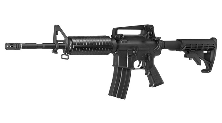 APS M4A1 Carbine Kompetitor-Series eSilver Edge SDU-MosFet 2.0 AEG 6mm BB schwarz