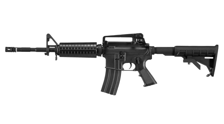 APS M4A1 Carbine Kompetitor-Series eSilver Edge SDU-MosFet 2.0 AEG 6mm BB schwarz Bild 1