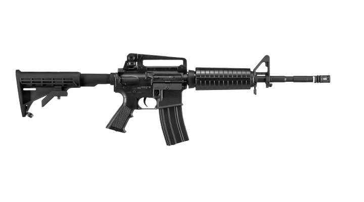 APS M4A1 Carbine Kompetitor-Series eSilver Edge SDU-MosFet 2.0 AEG 6mm BB schwarz Bild 2