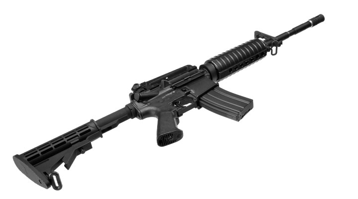 APS M4A1 Carbine Kompetitor-Series eSilver Edge SDU-MosFet 2.0 AEG 6mm BB schwarz Bild 5