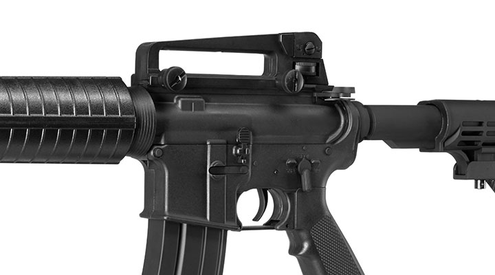 APS M4A1 Carbine Kompetitor-Series eSilver Edge SDU-MosFet 2.0 AEG 6mm BB schwarz Bild 7