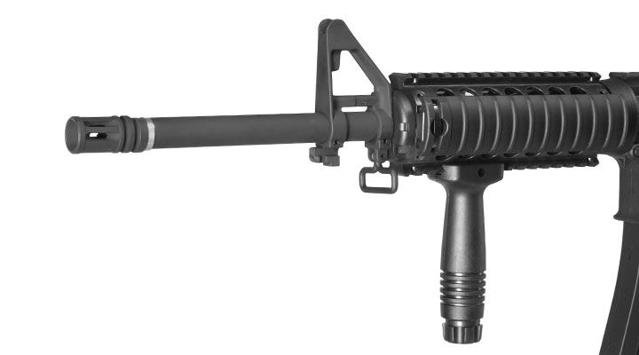 APS M4 RIS Carbine Kompetitor-Series eSilver Edge SDU-MosFet 2.0 AEG 6mm BB schwarz Bild 6