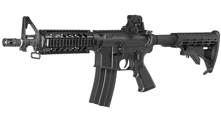 APS M4 CQB RIS Kompetitor-Series eSilver Edge SDU-MosFet 2.0 AEG 6mm BB schwarz