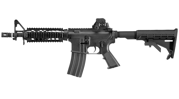 APS M4 CQB RIS Kompetitor-Series eSilver Edge SDU-MosFet 2.0 AEG 6mm BB schwarz Bild 1