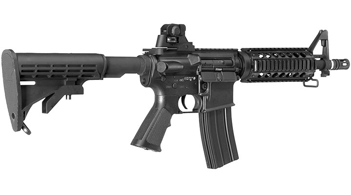 APS M4 CQB RIS Kompetitor-Series eSilver Edge SDU-MosFet 2.0 AEG 6mm BB schwarz Bild 3