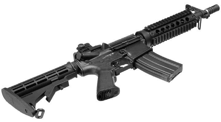 APS M4 CQB RIS Kompetitor-Series eSilver Edge SDU-MosFet 2.0 AEG 6mm BB schwarz Bild 4