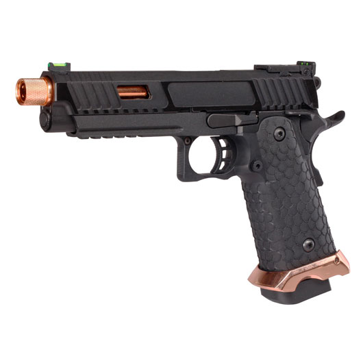 KLI Hi-Capa 5.1 Baba Yaga EXG Vollmetall GBB 6mm BB schwarz
