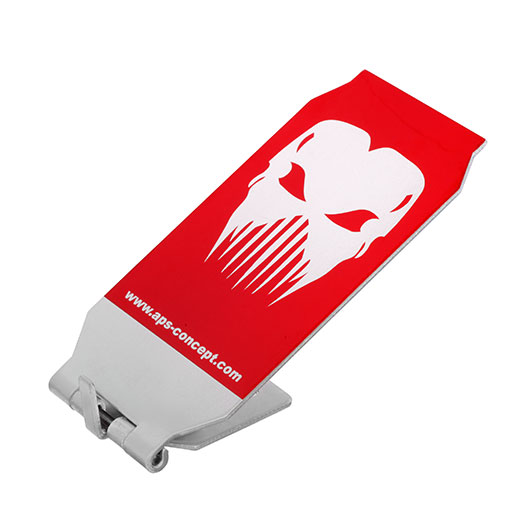 APS Phantom Logo Falling Popper Target Aluminium Dosen-bungsziel rot Bild 3