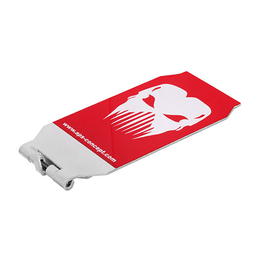 APS Phantom Logo Falling Popper Target Aluminium Dosen-bungsziel rot Bild 4