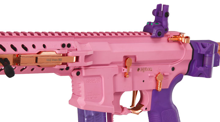 G&G FAR9 Rapid Folding PCC ETU-Mosfet Polymergehuse AEG 6mm BB Pink-Gold Edition Bild 10