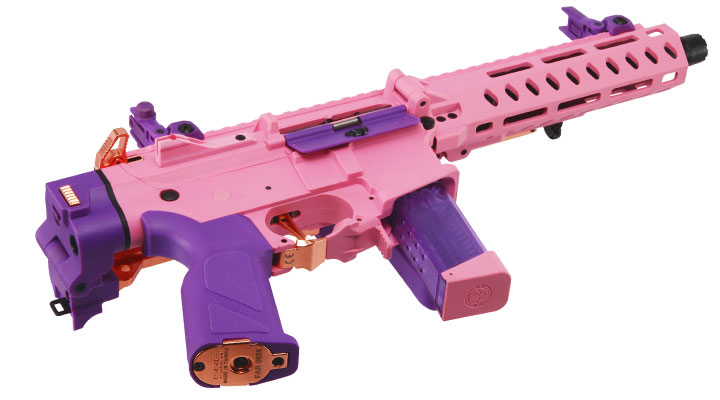 G&G FAR9 Rapid Folding PCC ETU-Mosfet Polymergehuse AEG 6mm BB Pink-Gold Edition Bild 5