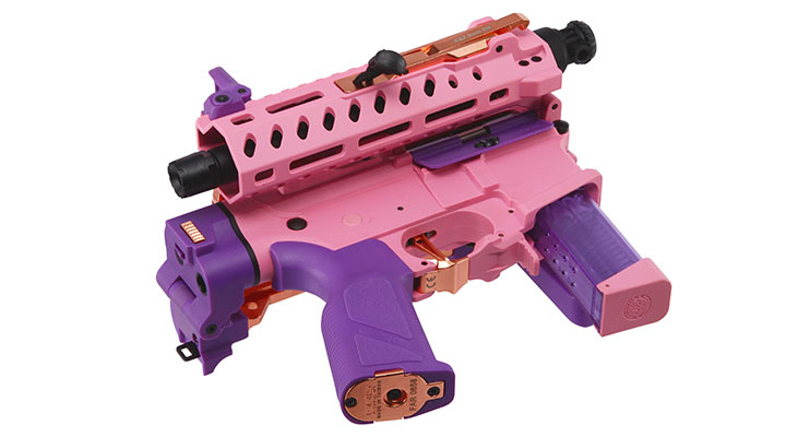 G&G FAR9 Rapid Folding PCC ETU-Mosfet Polymergehuse AEG 6mm BB Pink-Gold Edition Bild 7