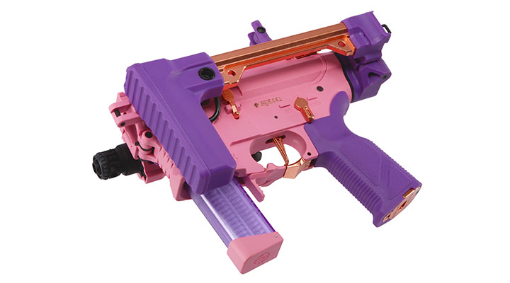 G&G FAR9 Rapid Folding PCC ETU-Mosfet Polymergehuse AEG 6mm BB Pink-Gold Edition Bild 8