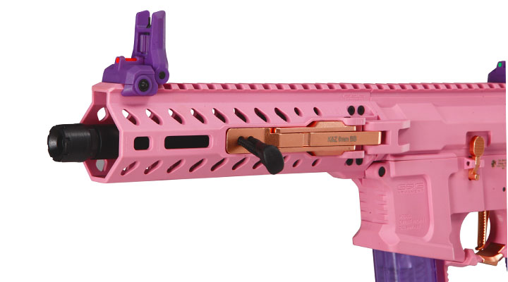 G&G FAR9 Rapid Folding PCC ETU-Mosfet Polymergehuse AEG 6mm BB Pink-Gold Edition Bild 9