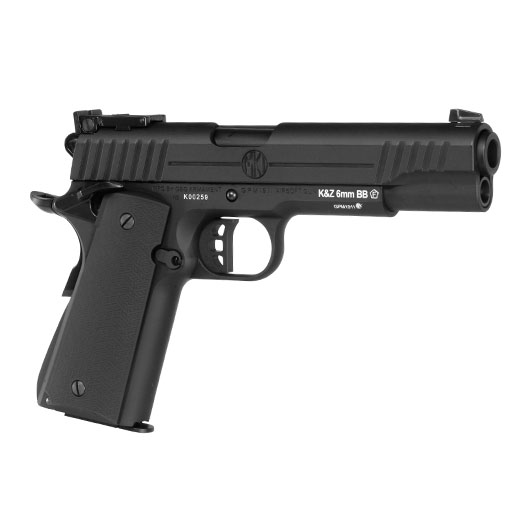 G&G GX45 MkI Airsoftpistole Vollmetall GBB 6mm BB schwarz inkl. Pistolenkoffer Bild 8