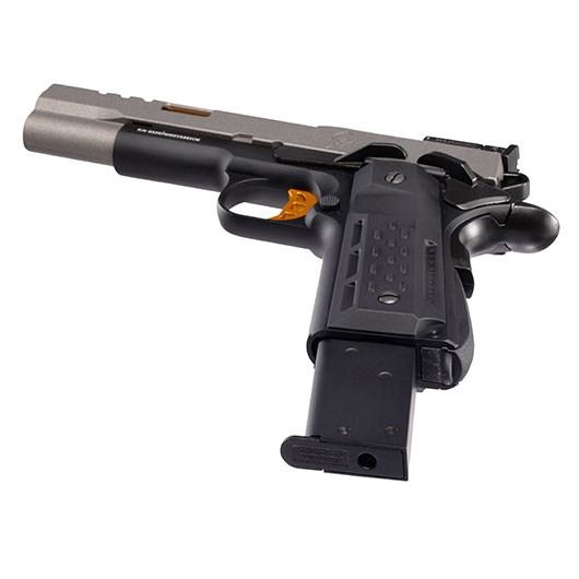 G&G GX45 MkV Airsoftpistole Vollmetall GBB 6mm BB grau inkl. Pistolenkoffer Bild 5