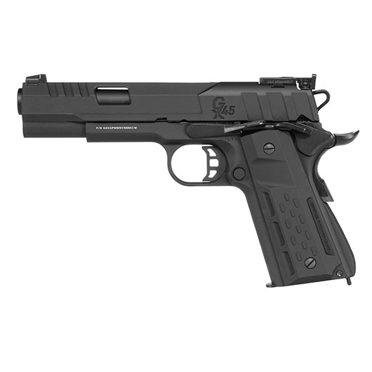 G&G GX45 MkV Airsoftpistole Vollmetall GBB 6mm BB schwarz inkl. Pistolenkoffer Bild 1