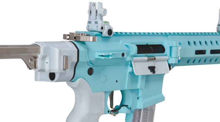 G&G FAR9 Rapid Folding PCC ETU-Mosfet Polymergehuse AEG 6mm BB Macaron Blue Edition Bild 10