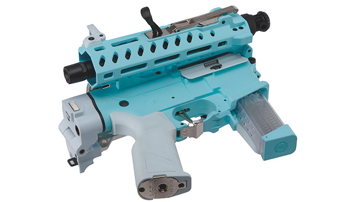 G&G FAR9 Rapid Folding PCC ETU-Mosfet Polymergehuse AEG 6mm BB Macaron Blue Edition Bild 7