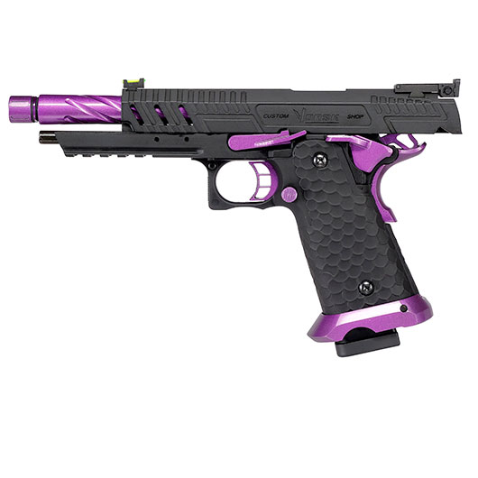 Vorsk Airsoft Hi-Capa 5.1 Vengeance Vollmetall GBB 6mm BB Purple Match Bild 2